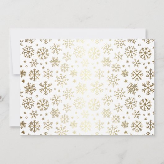 Gold Script Wonders of his Love Kerstmis 3 Foto Kaart (Achterkant)