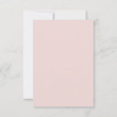 Gold Seashell en Blush Pink Save the Date (Achterkant)