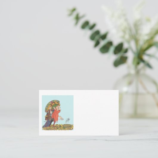 GOLD SEEKER LEPRECHAUN VISITEKAARTJE (Staand voorkant)