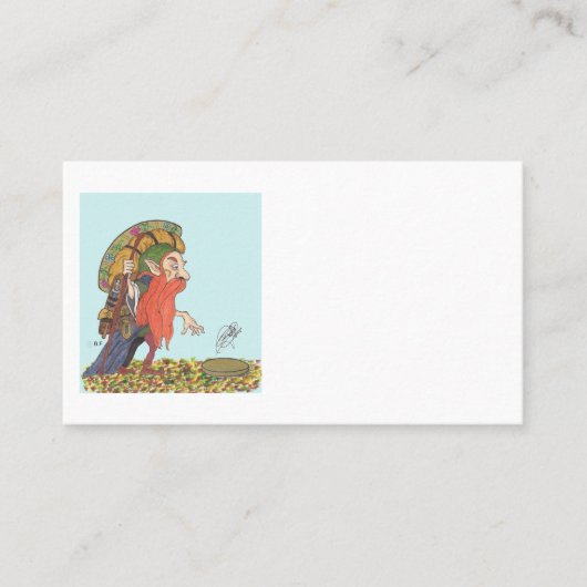 GOLD SEEKER LEPRECHAUN VISITEKAARTJE (Voorkant)