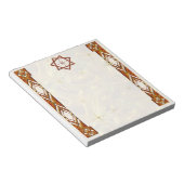 Gold Septagram Notitieblok (Schuin)