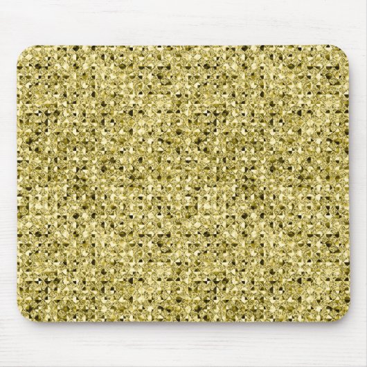 gold-sequin effect mousepad muismat (Voorkant)