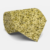 Gold Sequin Effect Stropdas (Opgerold)