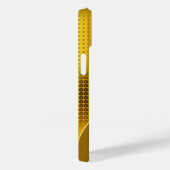 Gold Sequin Monogram Hoesje-Mate iPhone Case (Achterkant / Rechts)