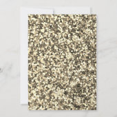 Gold Sequins Dress 50th Birthday Kaart (Achterkant)