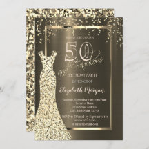 Gold Sequins Dress Bruin Metallic 50e Verjaardag