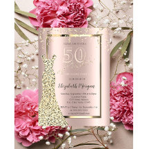 Gold Sequins Dress Roos Gold 50e verjaardag