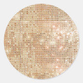 Gold Sequins Sticker (Voorkant)