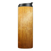 Gold Seriesgold, wallpaper, patroon, ruw, abstract Thermosbeker (Gedraaid links)