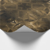 Gold Sheen Elegant Textured Glass look Cadeaupapier (Hoek)