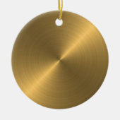 Gold Sheen-kerstaangepast Ornament (Voorkant)