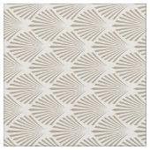 Gold Shell Pattern Stof (Close Up)