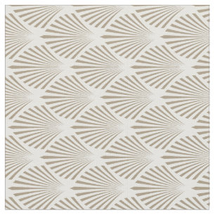 Gold Shell Pattern Stof