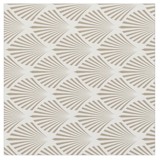 Gold Shell Pattern Stof (Close Up)