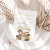 Gold She's Off The Market Uitnodiging voor een bru