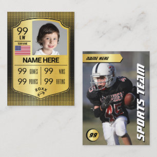 Gold Shield Football Trading Kaart Player Kaarten Contactkaartje