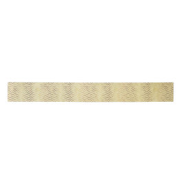 Gold Shimmer Chevron op Gold Satijnen Lint