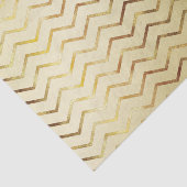 Gold Shimmer Chevron op Gold Tissuepapier (Detail)