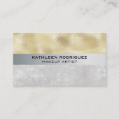 Gold Shimmer | Kleurblok voor textiel Visitekaartje (Voorkant)
