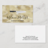 Gold Shimmer | Mes Visitekaartje (Voorkant / Achterkant)