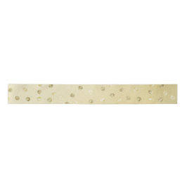 Gold Shimmer met Glitter Circles Satijnen Lint