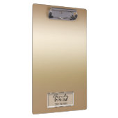 Gold Shimmer Shine Elegant Chic Glam - Aangepast Klembord (Rechts)