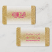 Gold Shimmer | Vervagen Visitekaartje (Voorkant / Achterkant)