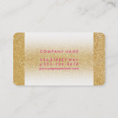 Gold Shimmer | Vervagen Visitekaartje (Achterkant)
