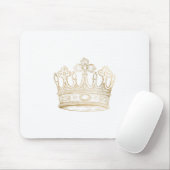 Gold Shiny Crown Muismat (Met muis)