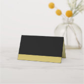 Gold Shiny Dog Paw op Black Pet Grooming Service Klantenkaartje (Achterkant)