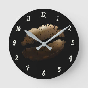 Gold Shiny Lips Lipstick Kiss Glamor Glam Chic Ronde Klok