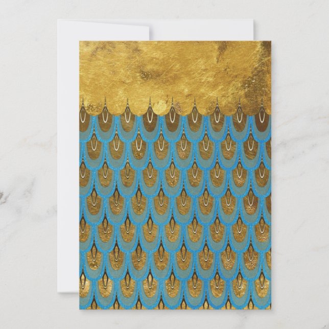 Gold Shiny Princess Mermaid Glitter Scales (Voorkant)