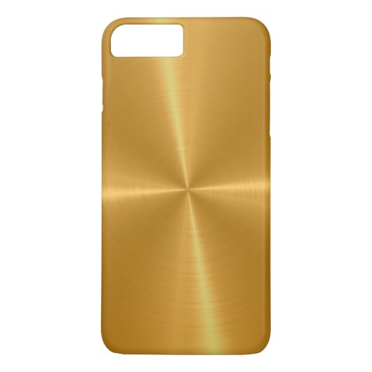 Gold Shiny Stainless Steel Metal Case-Mate iPhone Case (Achterkant)