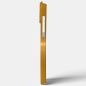 Gold Shiny Stainless Steel Metal Case-Mate iPhone Case (Achterkant / Links)