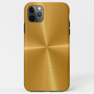 Gold Shiny Stainless Steel Metal Case-Mate iPhone Case
