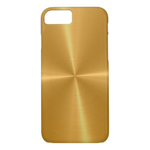 Gold Shiny Stainless Steel Metal iPhone 8/7 Hoesje