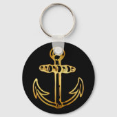 GOLD SHIPS ANCHOR SLEUTELHANGER (Voorkant)