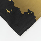 Gold Silhouette Kokopelli Fleece Blanket (Hoek)