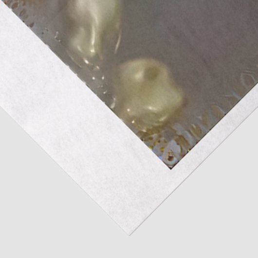 Gold Silk Moderne Roos Art Dream Tissuepapier (Detail)