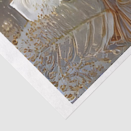 Gold Silk Roos Art Dream Tissuepapier (Detail)