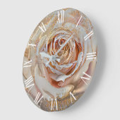 Gold Silk Simple Roos Art Dream Grote Klok (Hoek)