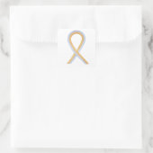 Gold & Silver Awareness Ribbon Art Sticker Decalen (Tas)