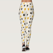 Gold Silver Black-ballonnen Confetti Glitter Leggings (Achterkant)