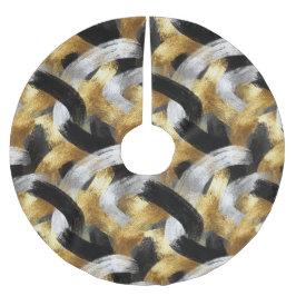 Gold Silver Black Christmas Celebration Kerstboom Rok