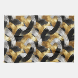 Gold Silver Black Christmas Celebration Theedoek