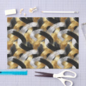 Gold Silver Black Christmas Celebration Tissuepapier (Craft)