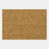 Gold Silver Black Glitter Inpakpapier Vel (Voorkant)