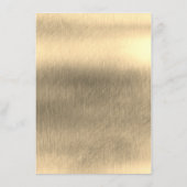 Gold-Silver-Brass  Verloving Kaart (Achterkant)