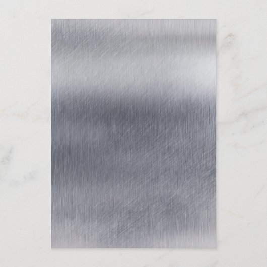 Gold-Silver-Brass Verloving Kaart (Achterkant)