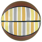 Gold Silver Bronze Metalen Hues Basketbal (Voorkant)